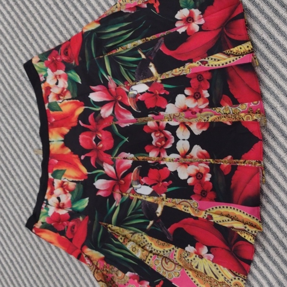 Ted Baker Floral Pleated Skirt
